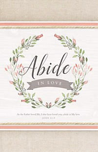 Bulletin-As The Father Loved Me (John 15:9 NKJV) Wedding (Pack Of 100)
