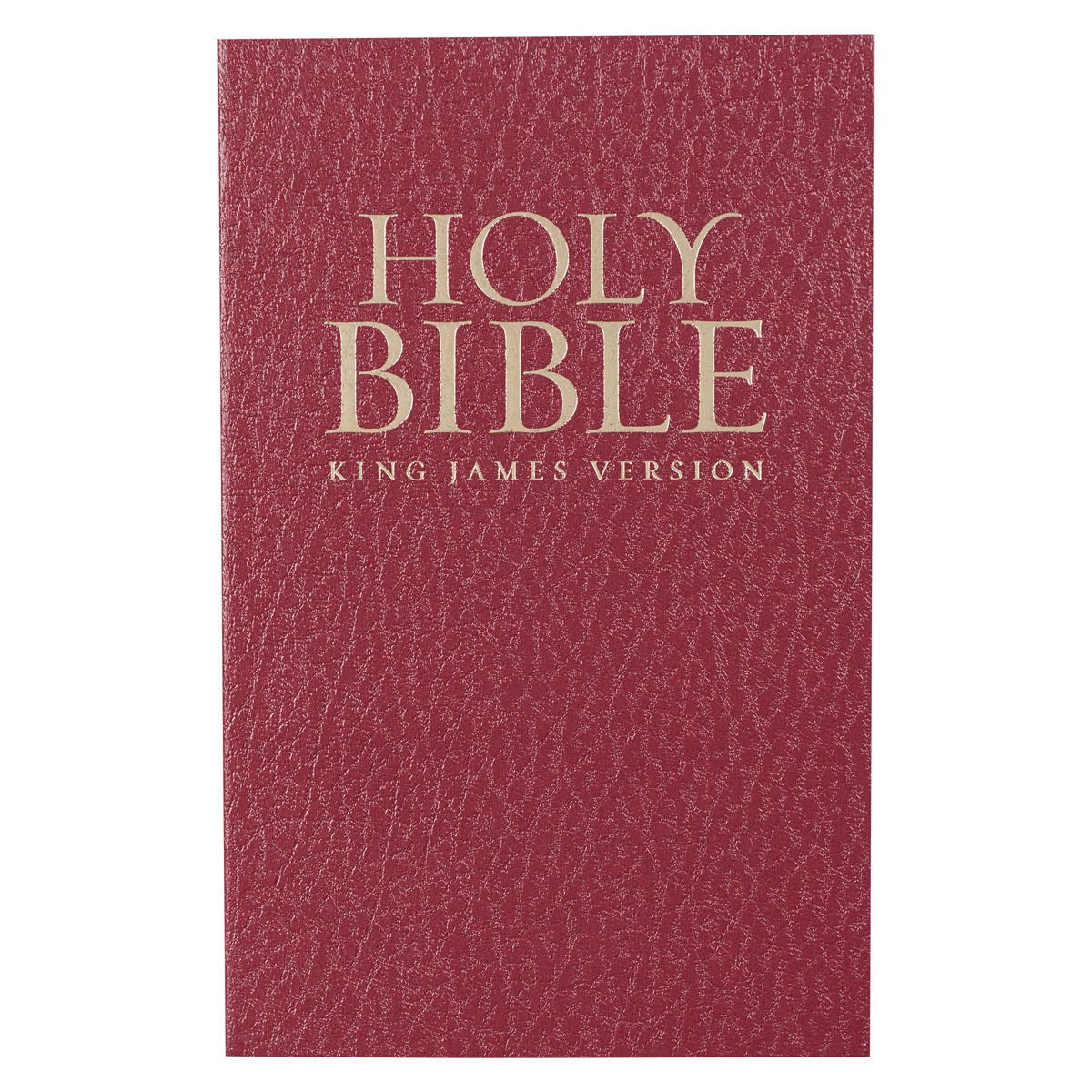 KJV Gift And Award Bible-Burgundy Softcover