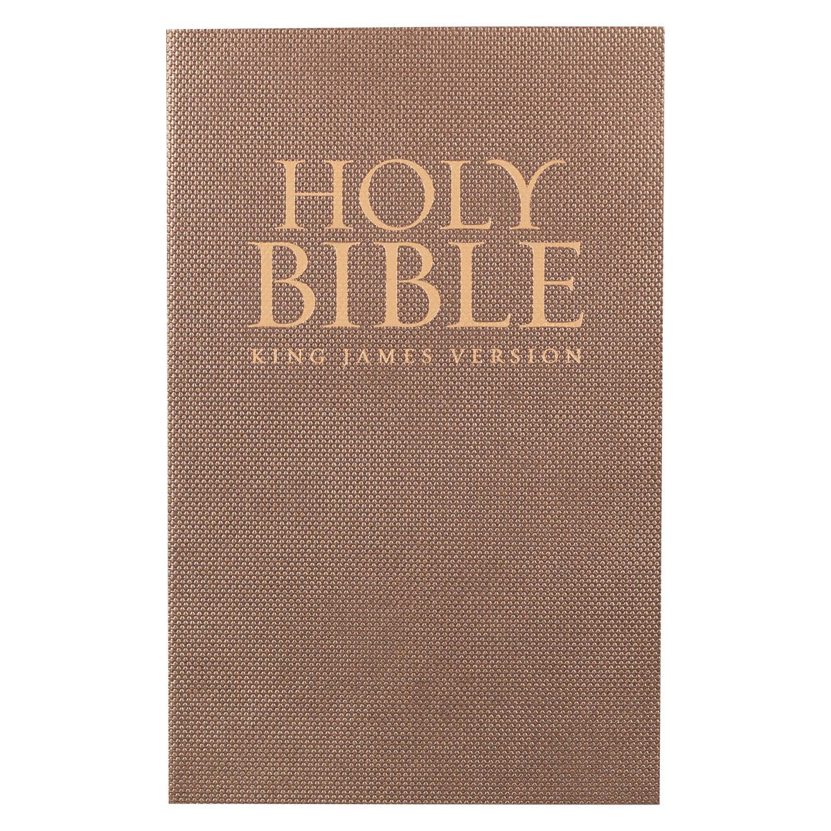 KJV Gift And Award Bible-Antique Gold Softcover
