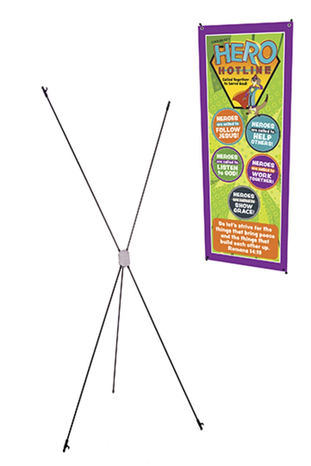 VBS-Snowball Mountain Challenge: Banner Stand (2026)