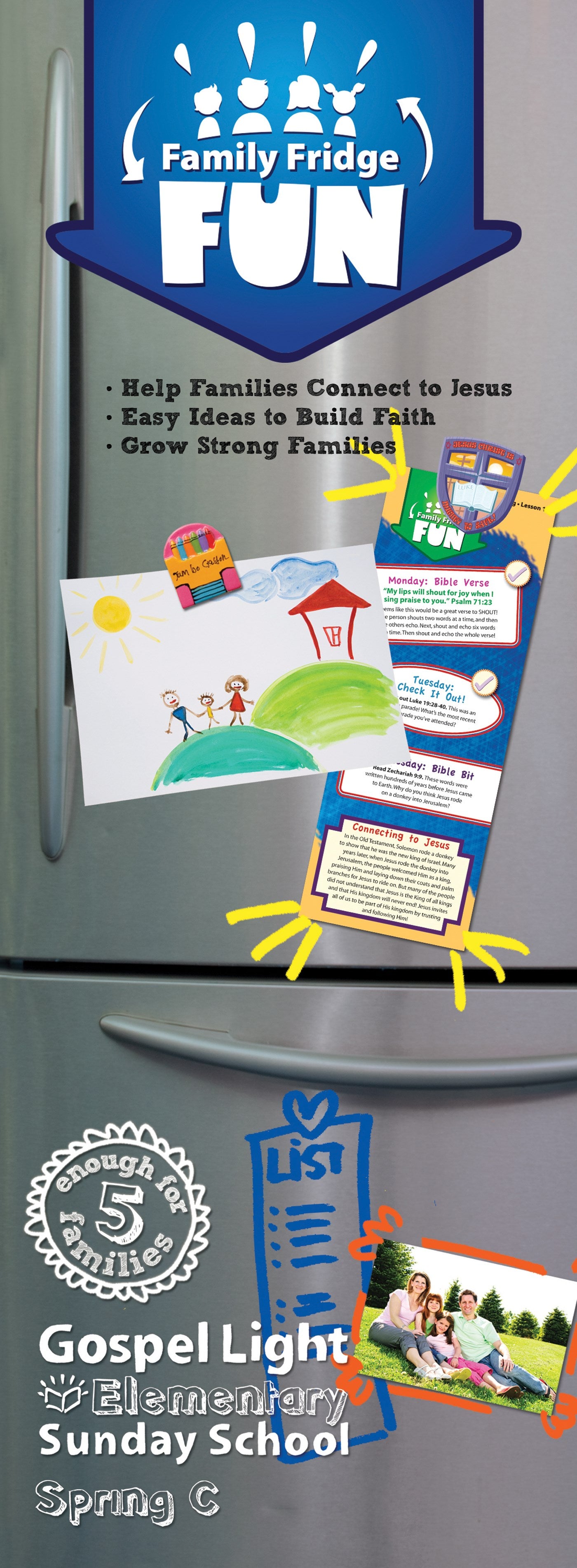 Gospel Light Spring 2026: Elementary Fridge Fun (Take-Home) (Grades 1-4)-Year C (#2324)