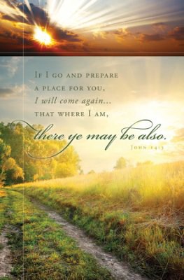 Bulletin-If I Go And Prepare A Place For You (John 14:3 KJV) (Pack Of 100)