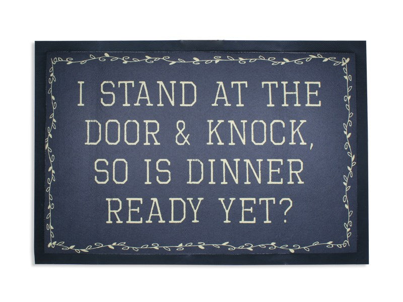 Doormat-Stand At The Door (28" x 18")