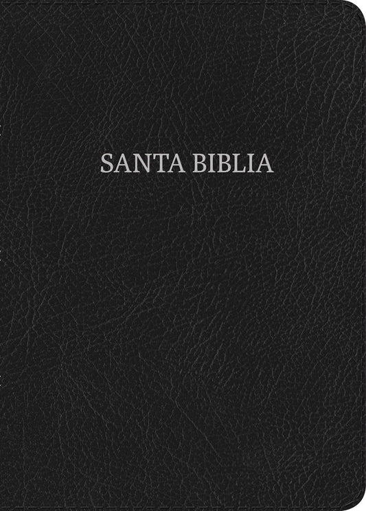 Span-NIV Super Giant Print Reference Bible (Biblia Letra Super Gigante)-Black Bonded Leather