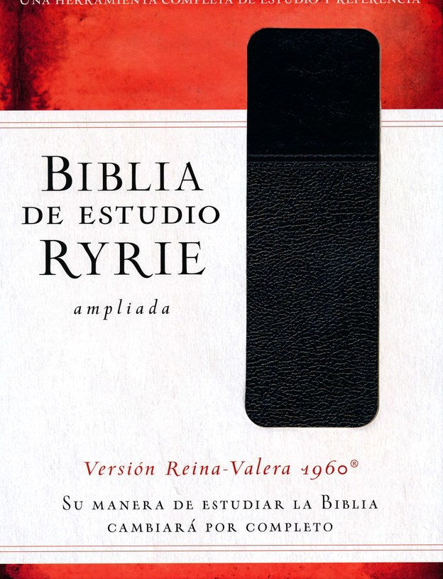 RVR 1960 Biblia de Estudio Ryrie Ampliada (Ryrie Study Bible Expanded)-Black DuoTone