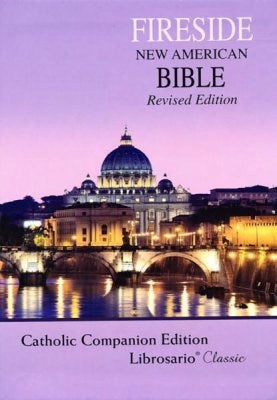 NABRE Fireside Catholic Companion Bible/Librosario Classic Edition-White Imitation Leather