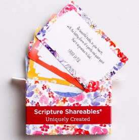 Scripture Shareables-32 Cards w/Carrying Case-Uniquely Created