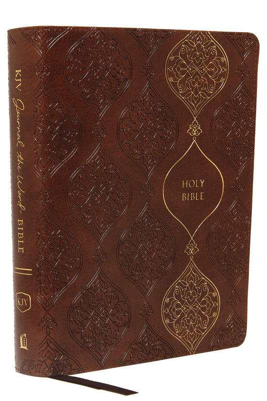 KJV Journal The Word Bible (Comfort Print)-Brown Leathersoft