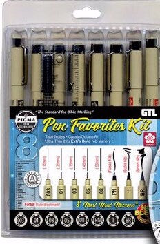 Pen-Pigma Micron Favorites Kit #8