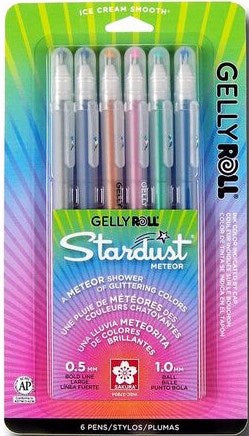 Pen-Gelly Roll Stardust-Meteor (6 Pack)