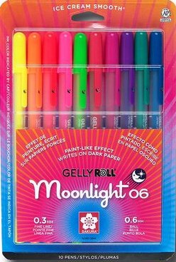 Pen-Gelly Roll Moonlight Bold (10 Pack Assorted)