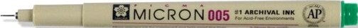 Pen-Pigma Micron (005) Ultra Fine Point Bible Note Pen-Green
