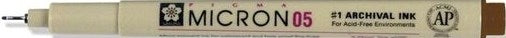 Pen-Pigma Micron (05) MED Point Bible Note Pen-Brown