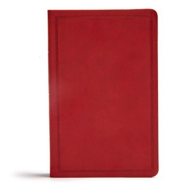 CSB Deluxe Gift Bible-Burgundy LeatherTouch