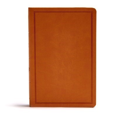CSB Deluxe Gift Bible-Tan LeatherTouch