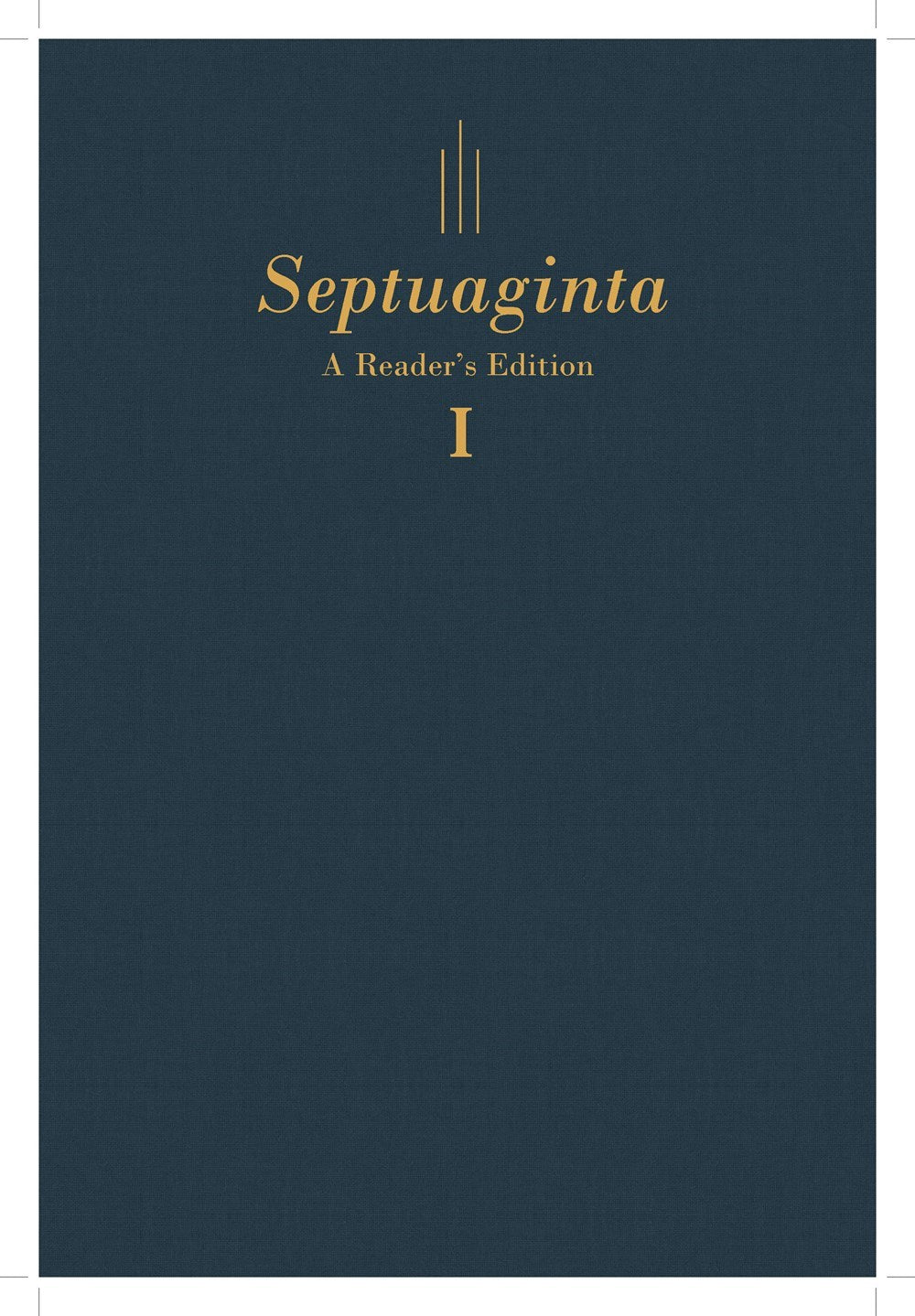 Septuaginta: A Reader's Edition-Hardcover