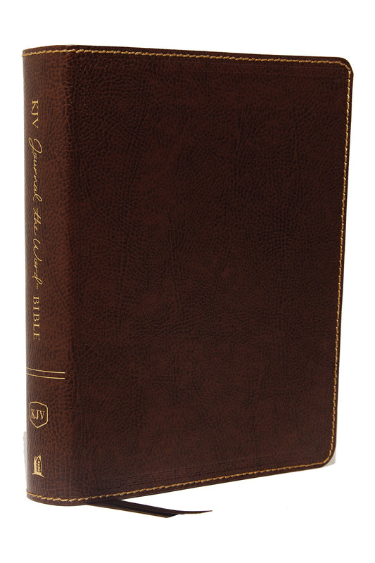 KJV Journal The Word Bible (Comfort Print)-Brown Bonded Leather
