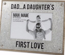 Frame-First Love (Holds 4 x 6 Photo) (8.5 x 6.5)