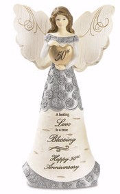 Figurine-Angel-50th Anniversary (6")