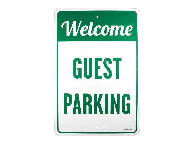 Sign-Welcome/Guest Parking