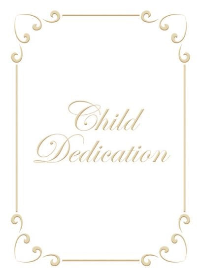 Certificate-Child Dedication (Psalm 127:3) (Gold Foil Embossed Premium Stock) (Pack Of 6)