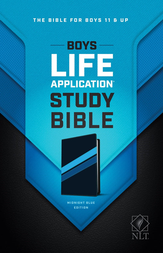 NLT Boys Life Application Study Bible-Midnight Blue TuTone
