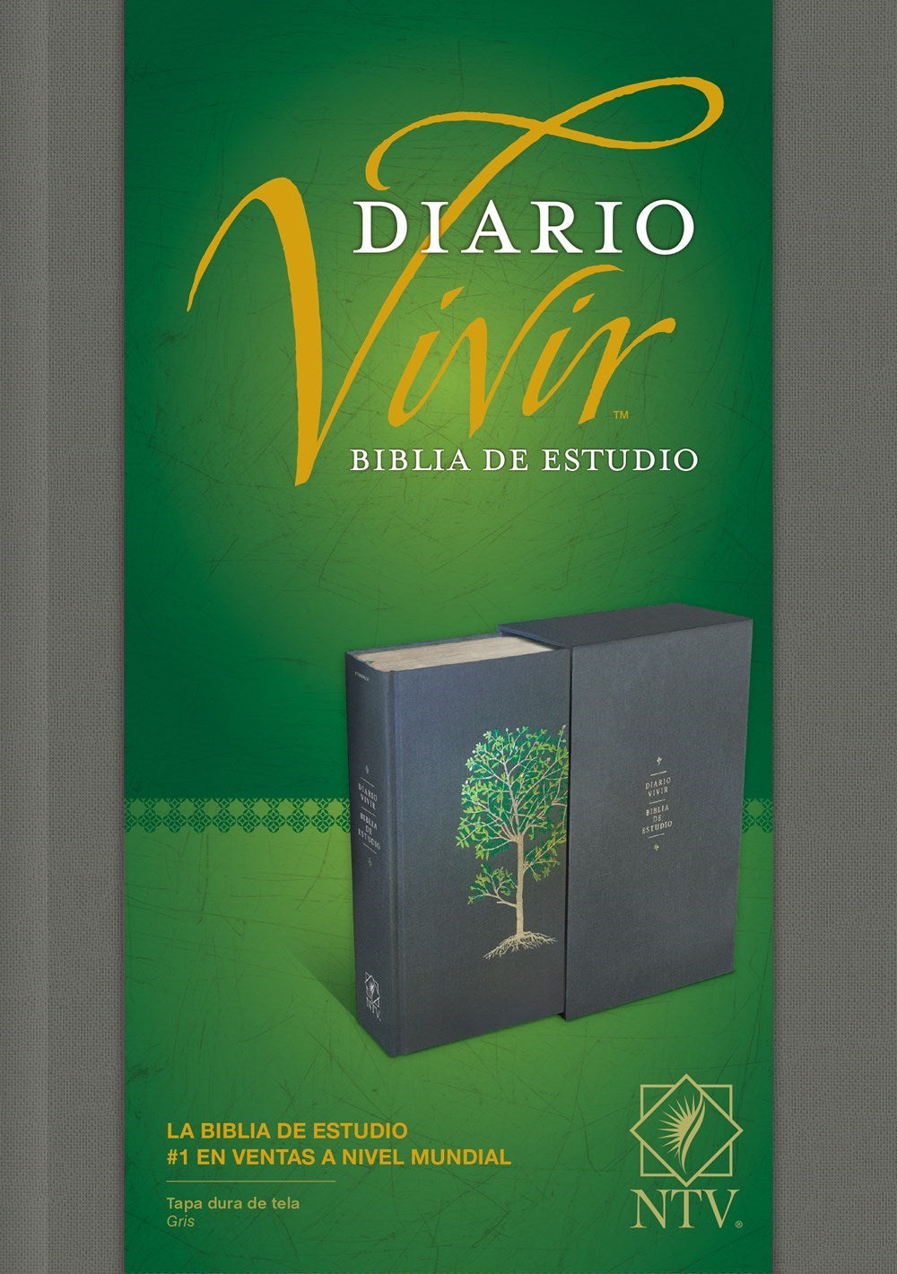NTV Biblia de Estudio del Diario Vivir (NLT Life Application Study Bible)-Gray Hardcover