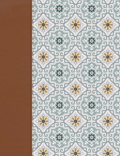 NVI Notetaking Bible (Biblia De Apuntes)-Sage Tiles LeatherTouch