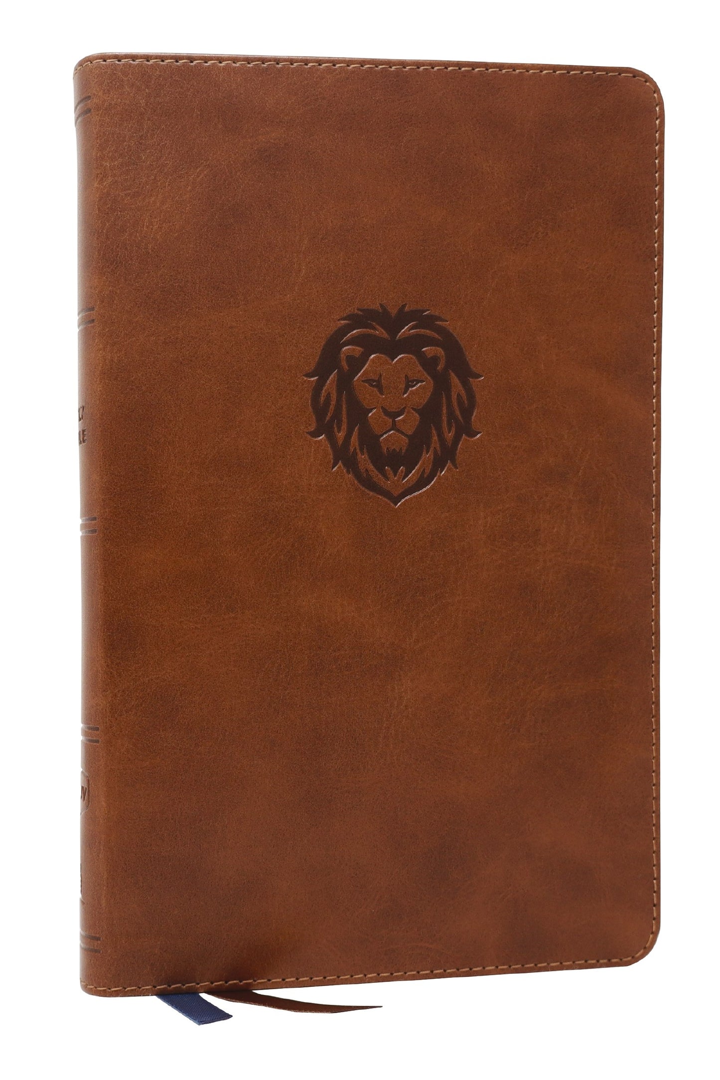 NKJV Thinline Bible/Youth Edition (Comfort Print)-Brown Leathersoft