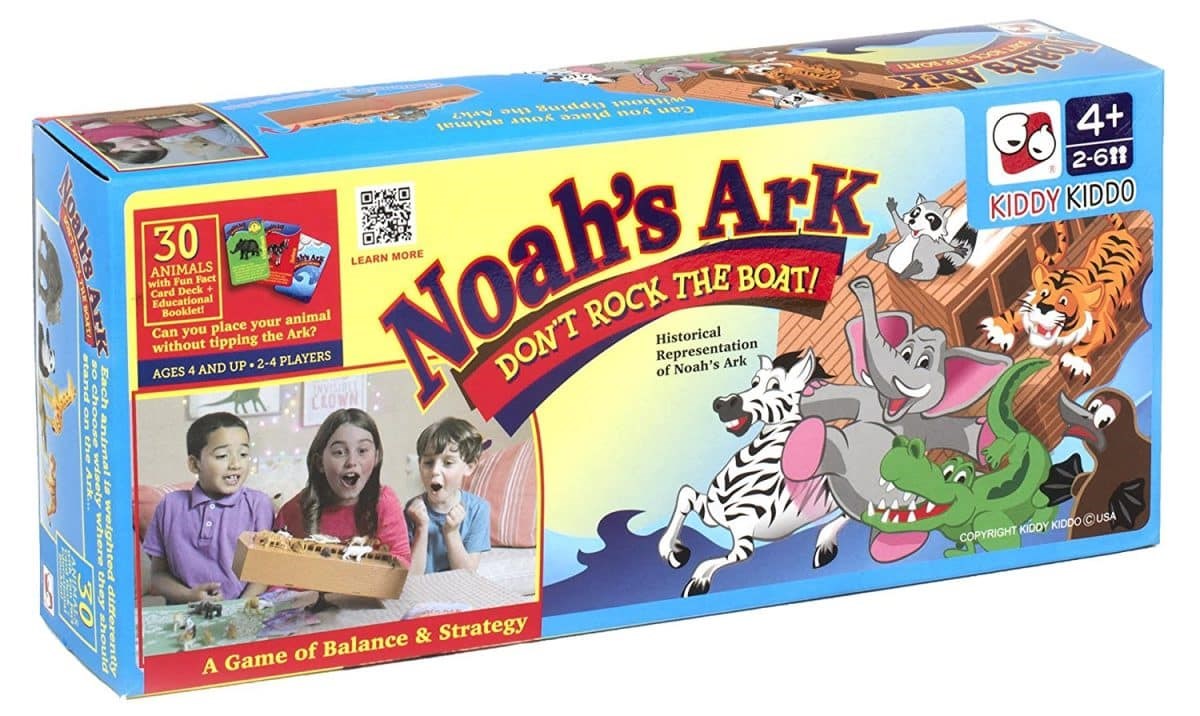 Game-Noah's Ark: Don't Rock The Boat (Ages 4+) (2-4 Players)