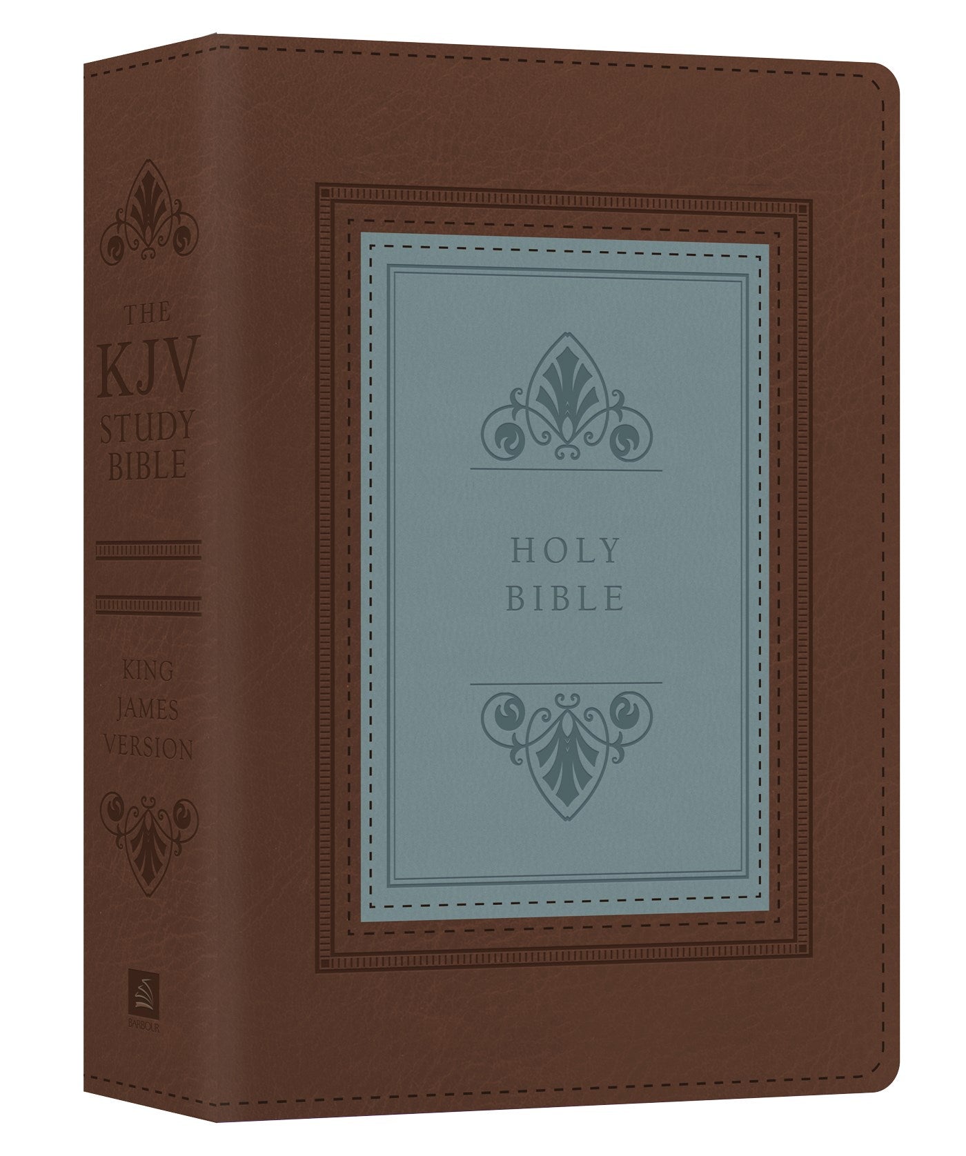 KJV Study Bible/Large Print-Teal Inlay DiCarta Indexed