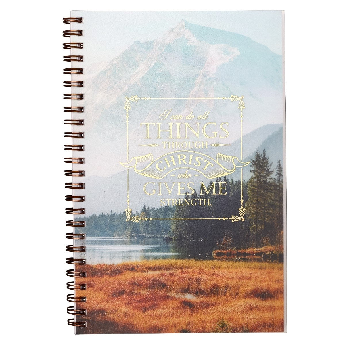 Notebook-Wirebound-All Things Through Christ