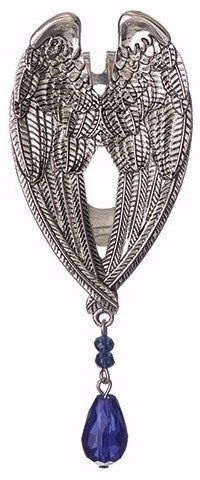 Visor Clip-Birthstone Angel-September (3.75")