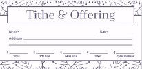 Offering Envelope-Tithe & Offering (Pack Of 100)