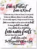 Magnet-Woodland Grace-Love Is Patient (3" x 4")