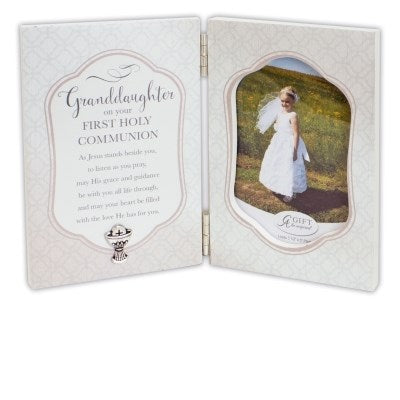 Frame-Granddaughter Communion-Hinged (Holds 3.5 x 5 Photo)