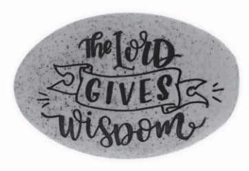 Pocket Stone-Proverb-Wisdom-Prov. 2:6 (Pack Of 12)