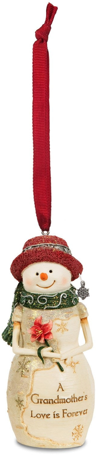 Figurine-Snowman-Grandmother (4")