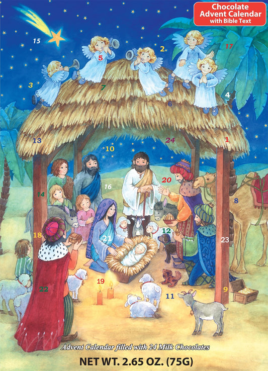 Chocolate Advent Calendar-Nativity (10 x 13.75)