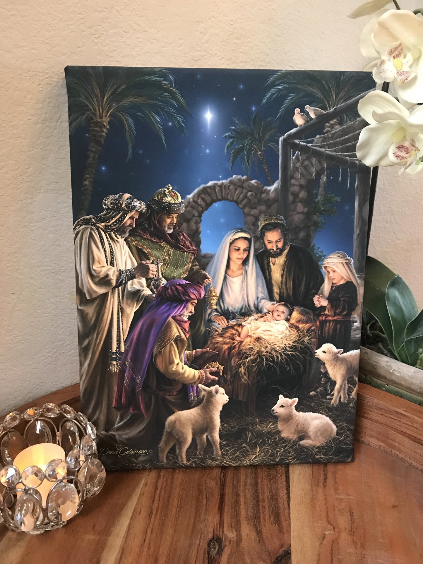 Frameless Canvas-The Nativity (10 x 14)