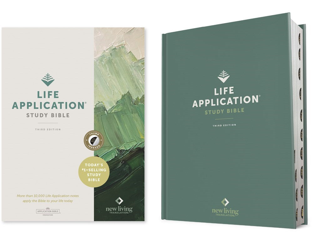 NLT Life Application Study Bible (Third Edition) (RL)-Hardcover Indexed