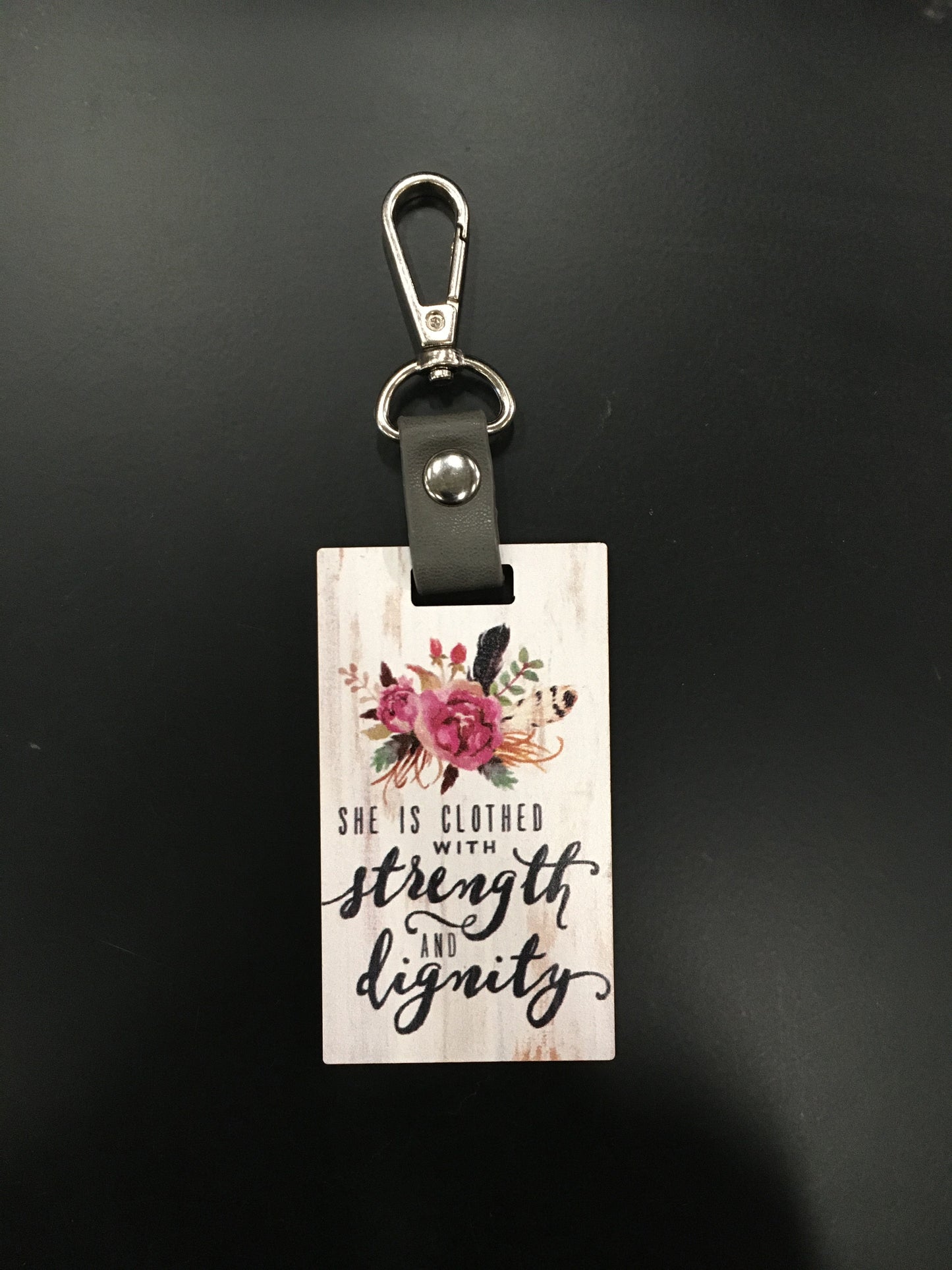 Key Chain-Strength And Dignity