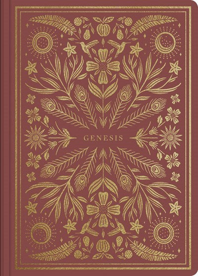 ESV Illuminated Scripture Journal: Genesis-Burgundy Softcover