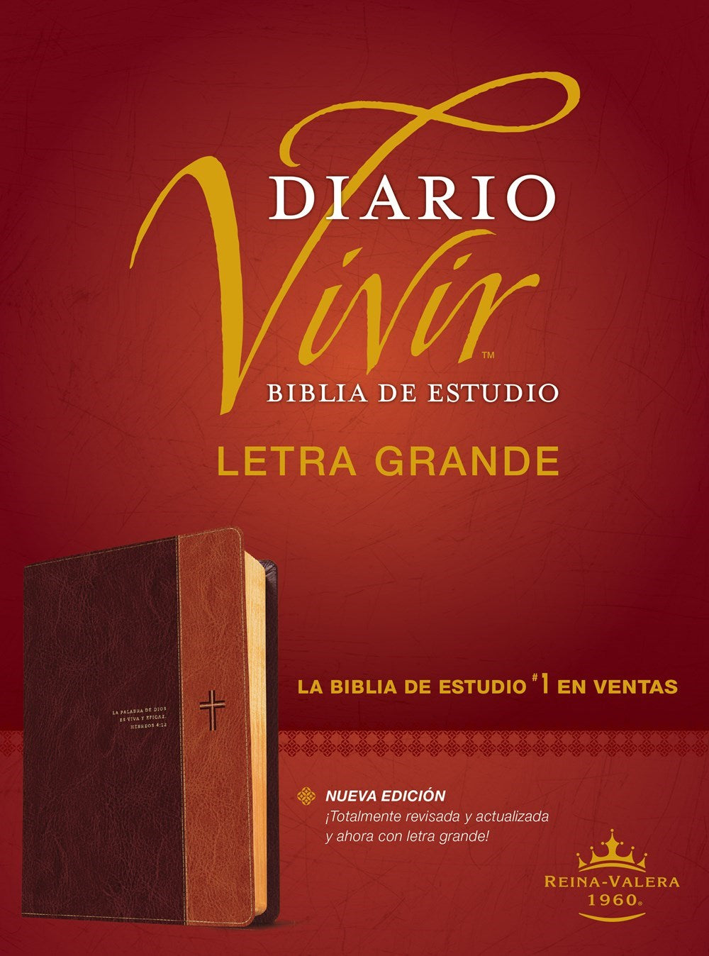 RVR 1960 Biblia de Estudio del Diario Vivir Letra Grande (Life Application Study/Large Print)-Brown LeatherLike