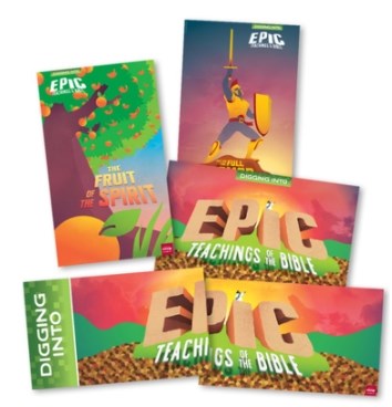 Dig In Epic Teachings Of The Bible Giant Decorating Poster Pack (Set Of 5)