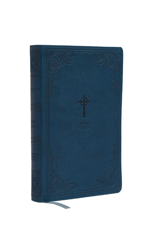 NRSV Catholic Gift Bible (Comfort Print)-Teal Leathersoft