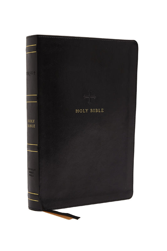 NRSV Catholic Bible/Personal Size (Comfort Print)-Black Leathersoft