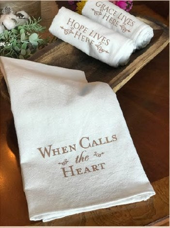 Tea Towel-When Calls The Heart-Farmhouse Brown (Set Of 3) (30" x 30")