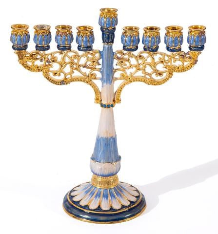 Menorah-Filigree Design (9 Branched) (#41152)