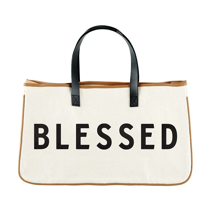 Tote Bag-Blessed (20" X 11")-Canvas